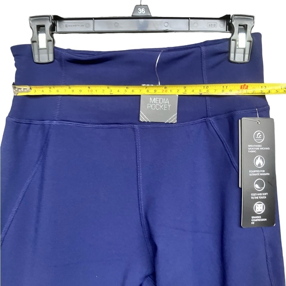 Better Sports Performance Insulated Leggings Size Medium Blue NWT - Picture 3 of 5